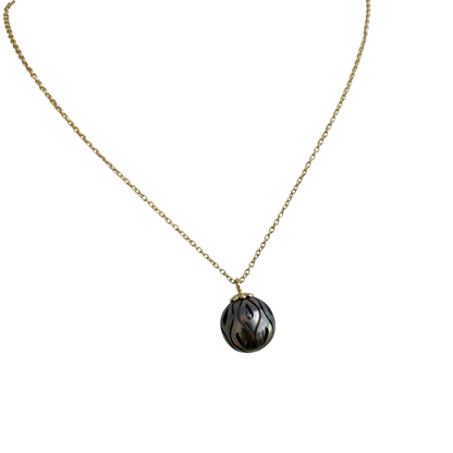 15700 CP19YT 14KY PENDANT CALLA Galatea 14K Yellow Gold Calla Necklace