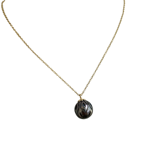 15700 CP19YT 14KY PENDANT CALLA Galatea 14K Yellow Gold Calla Necklace