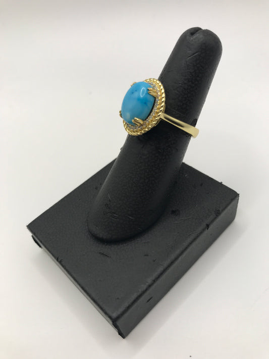 R0486TQ SS GP LAFONN TURQUOISE HALO RIN