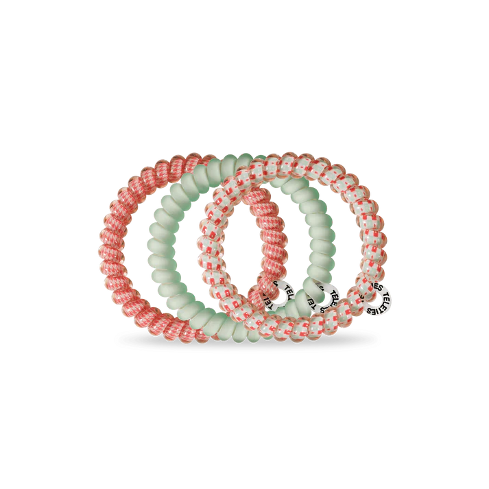 Teleties Small Hair Ties - Calming Coral