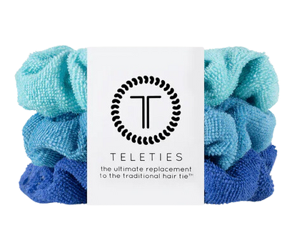 Teleties Bora Bora Terry Cloth Hair Ties - Small