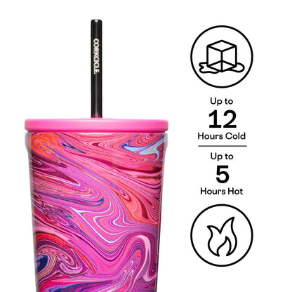 Corkcicle 24oz Cold Cup Tumbler in Lava Lamp