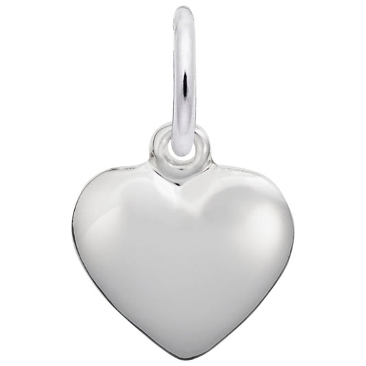Rembrandt Small Puffy Heart Charm