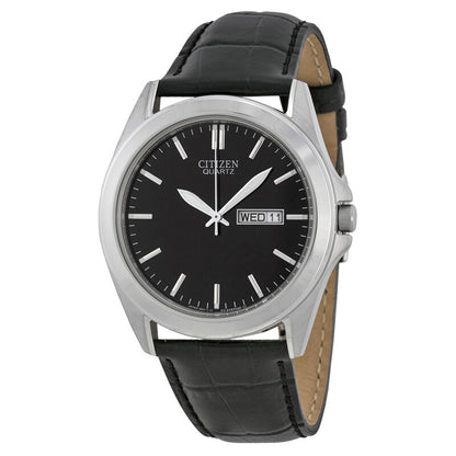 BF0580-06E Citizen Black Dial Black Leather Men's Watch