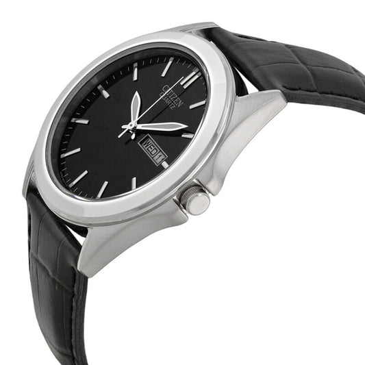BF0580-06E Citizen Black Dial Black Leather Men's Watch