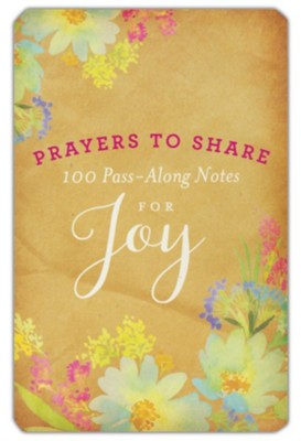 9781684081097 100 Pass-Along Notes for Joy Prayers to Share 0