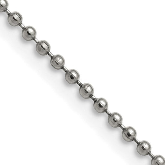 Stainless Steel Ball Chain - 22"