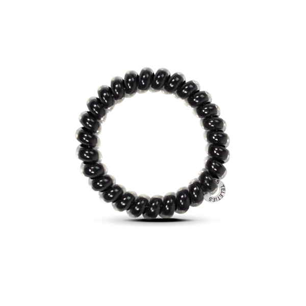 TT-L-001 Teleties Large Hair Ties Jet Black 0