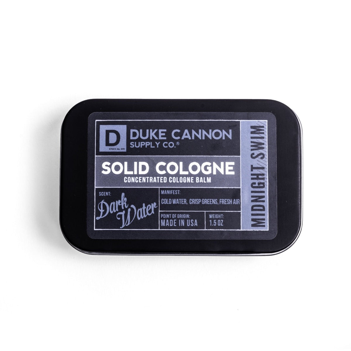 Duke Cannon Solid Cologne - Midnight Swim