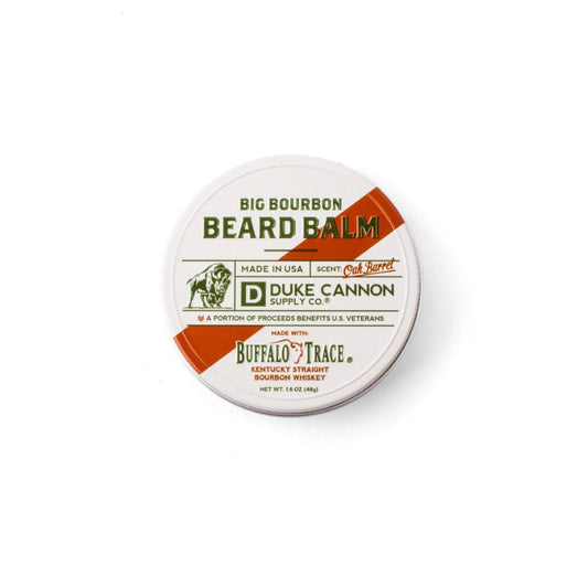 Duke Cannon Big Bourbon Beard Balm Made with Buffalo Trace Burbon