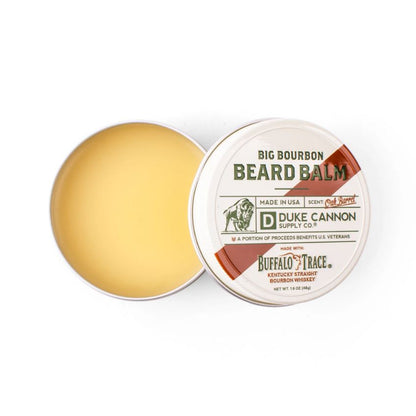 Duke Cannon Big Bourbon Beard Balm Made with Buffalo Trace Burbon
