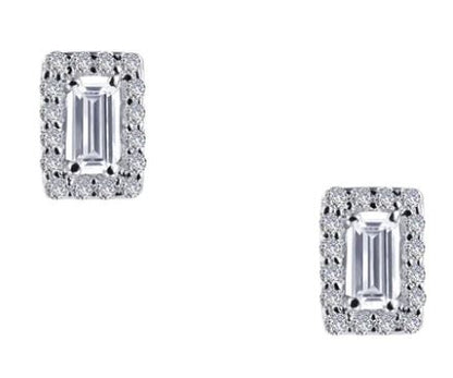 Lafonn Halo Stud Earrings - .52CTTW