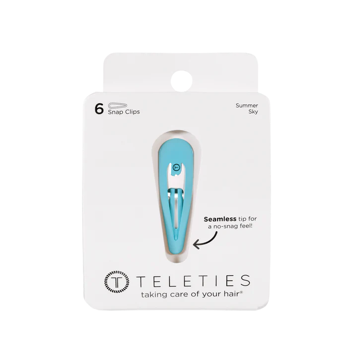 Teleties Snap Clips - Summer Sky