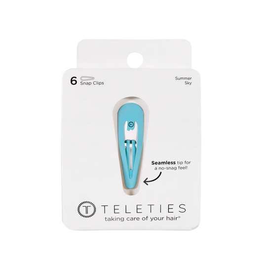 Teleties Snap Clips - Summer Sky