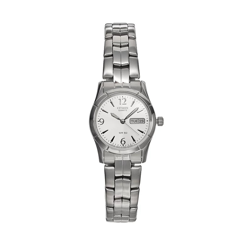 EQ0540-57A Citizen Women's White Dial Stainless Steel Bracelet Watch