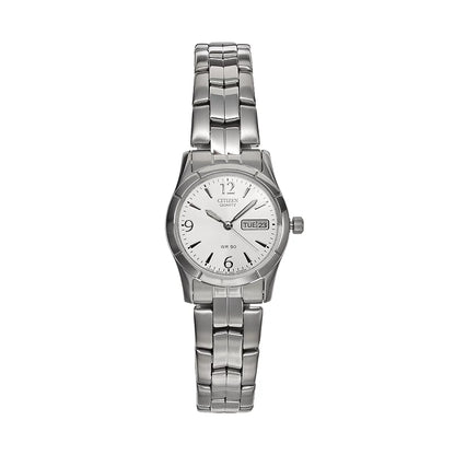 EQ0540-57A Citizen Women's White Dial Stainless Steel Bracelet Watch