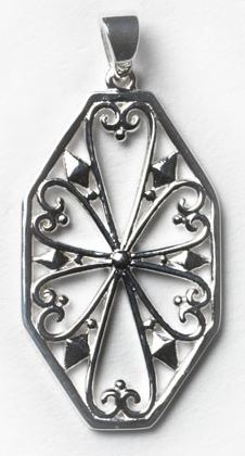 Octagon Filigree Pendant
