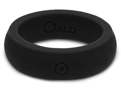 Women's Black Silicone Ring