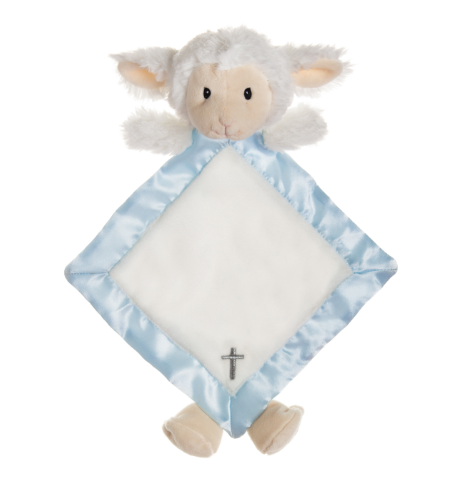 7CDB051 Evergreen My Little Lamb Blue Snuggle Buddy