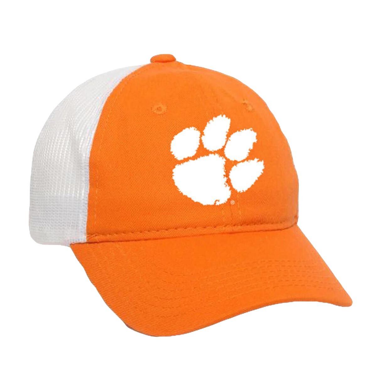 Clemson Paw Logo Unstructured Mesh Hat