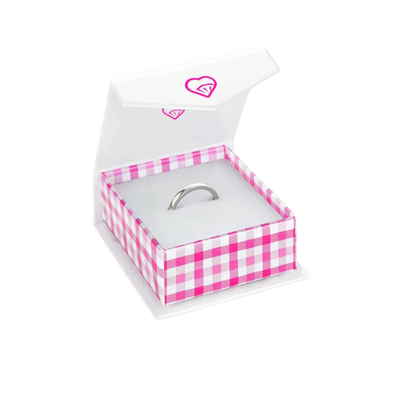 Sterling Silver Thin Band Kids Ring