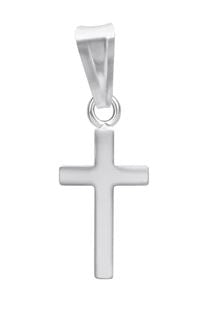 Sterling Silver Small Cross Pendant With Bail