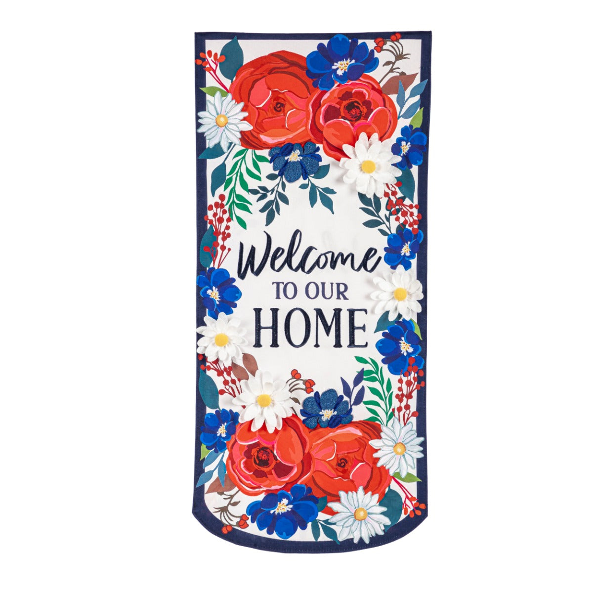 Patriotic Welcome To Our Home Everlasting Impressions Flag