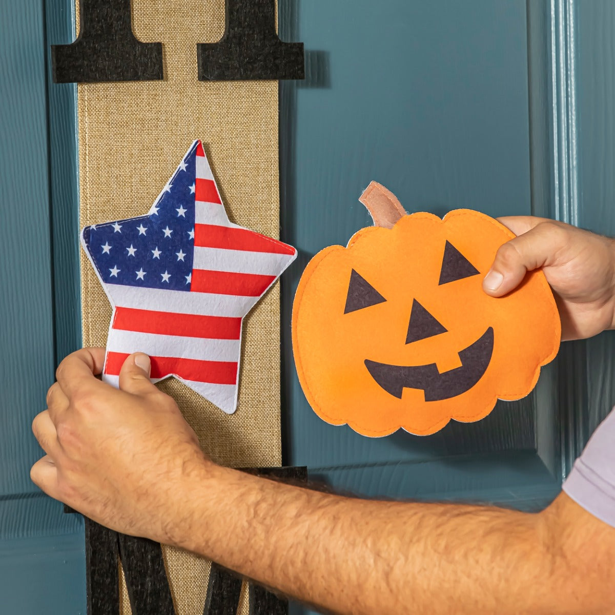 HOME Interchangeable Icon Door Banner