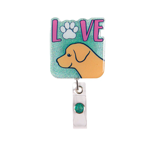 0123-BADGE-REEL-LOVE Simply Southern Love Badge Reel