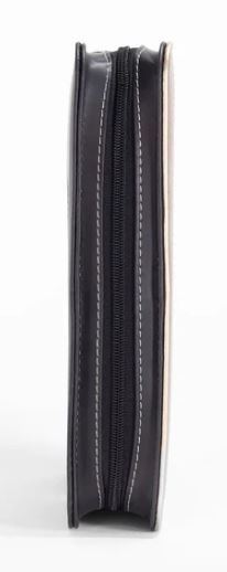 Large Black & Gold Bible Cover - Faith, Love, & Amazing Grace