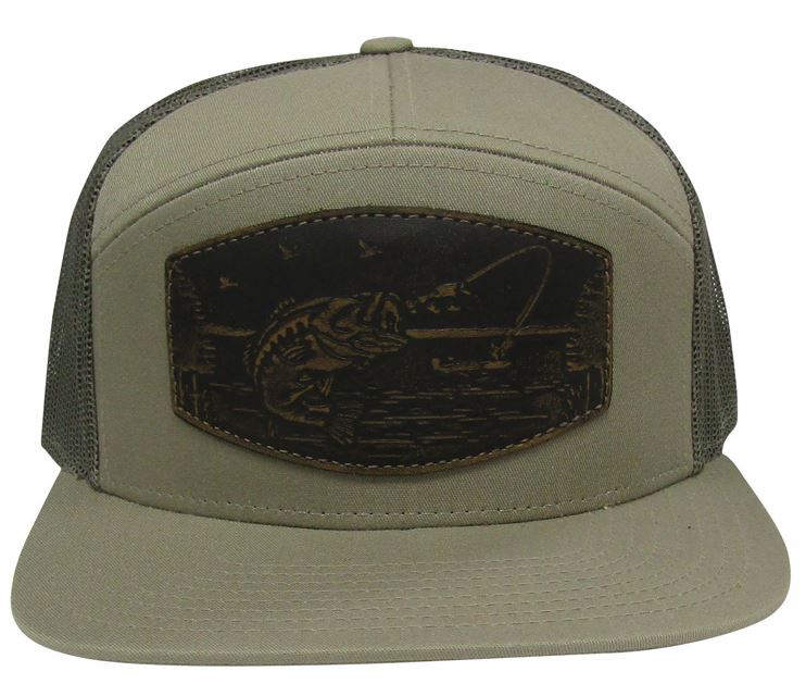 Men's Bass Trucker Hat - Loden & Khaki