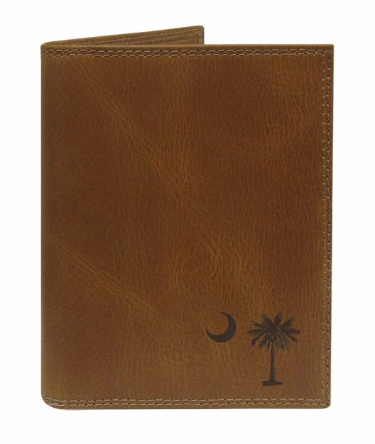 Palmetto Tan Passport Holder