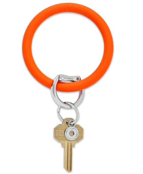 O-Venture Silicone Big O Key Ring - Orange Crush