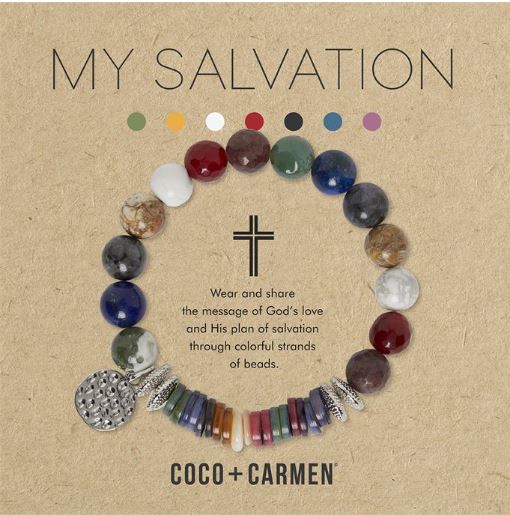 My Salvation Chunky Stretch Bracelet - Silver