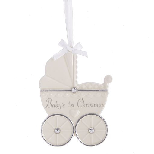Baby's 1st Christmas Carriage Ornament