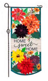 Fall Floral Home Sweet Home Everlasting Impressions Textile Decor