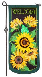 Welcome Fall Sunflower Garden Flag