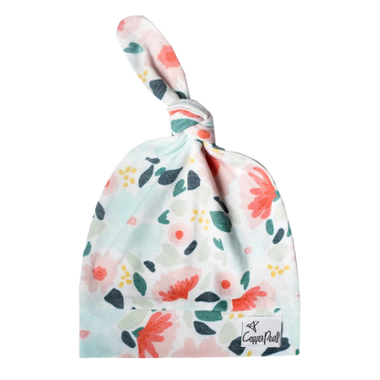 Copper Pearl 5-18 Months Top Knot Hat - Leilani