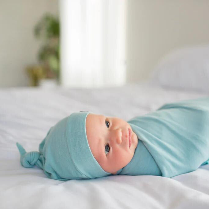 Copper Pearl 5-18 Month Top Knot Hat - Sonny