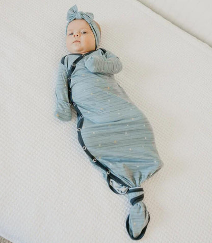 Copper Pearl Knotted Gown - Starlight