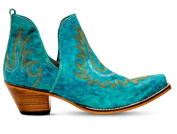 S-6935 Myra Westerly Western Leather Booties