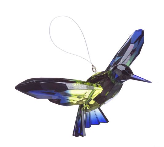 Hanging Two-Toned Hummingbird - Blue & Purple