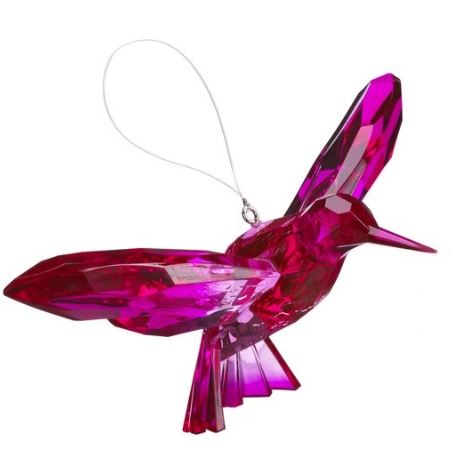 Hanging Two-Toned Hummingbird - Hot Pink & Pink