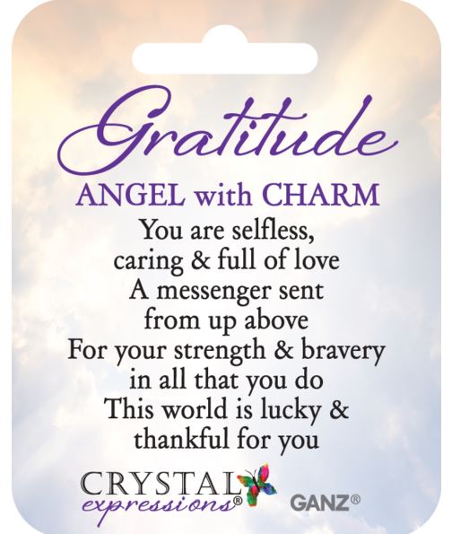 Gratitude Angel With Charm