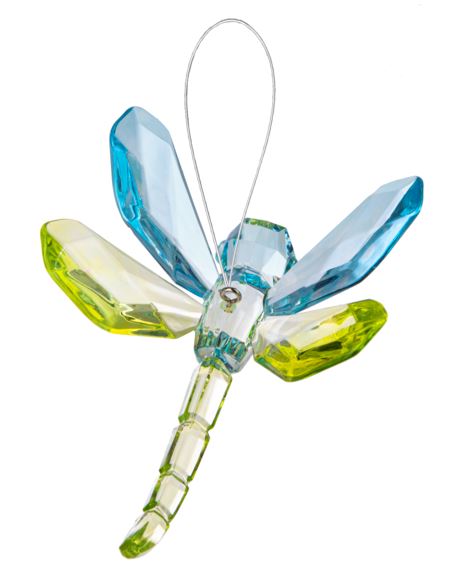 Two-Tone Small Dragonfly - Blue & Green