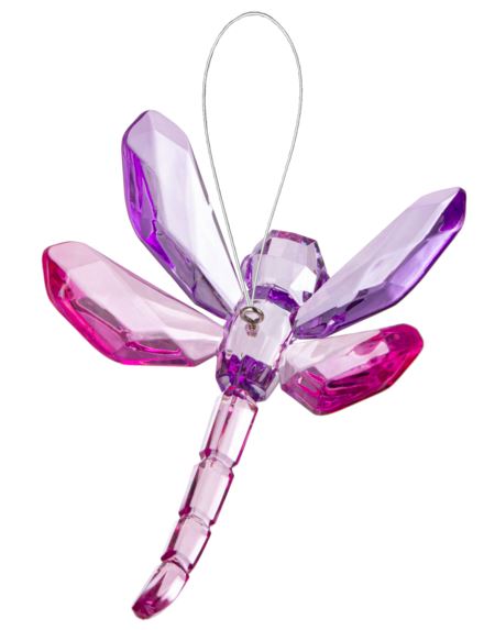 Two-Tone Small Dragonfly - Purple & Pink