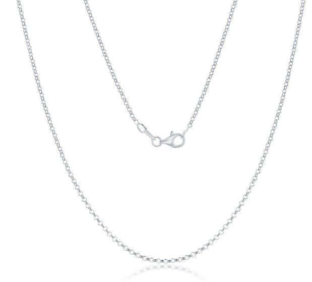 Sterling Silver 1.5mm Rolo Chain - 20"
