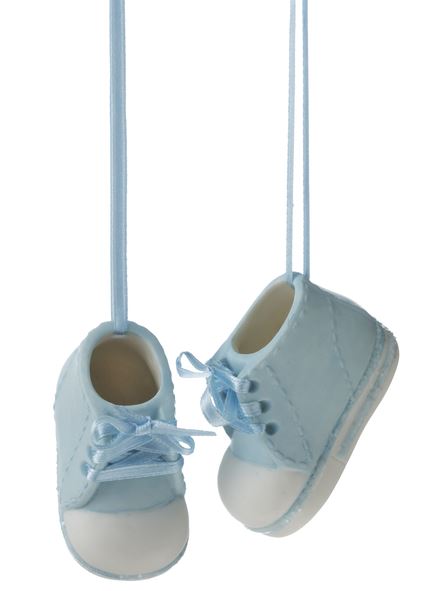 Baby Boy Shoe Ornament