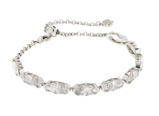9608856991 Kendra Scott Genevieve Bracelet in White Crystal