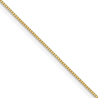 5350-16 10K Yellow Gold .5mm Baby Box Chain - 16" 0